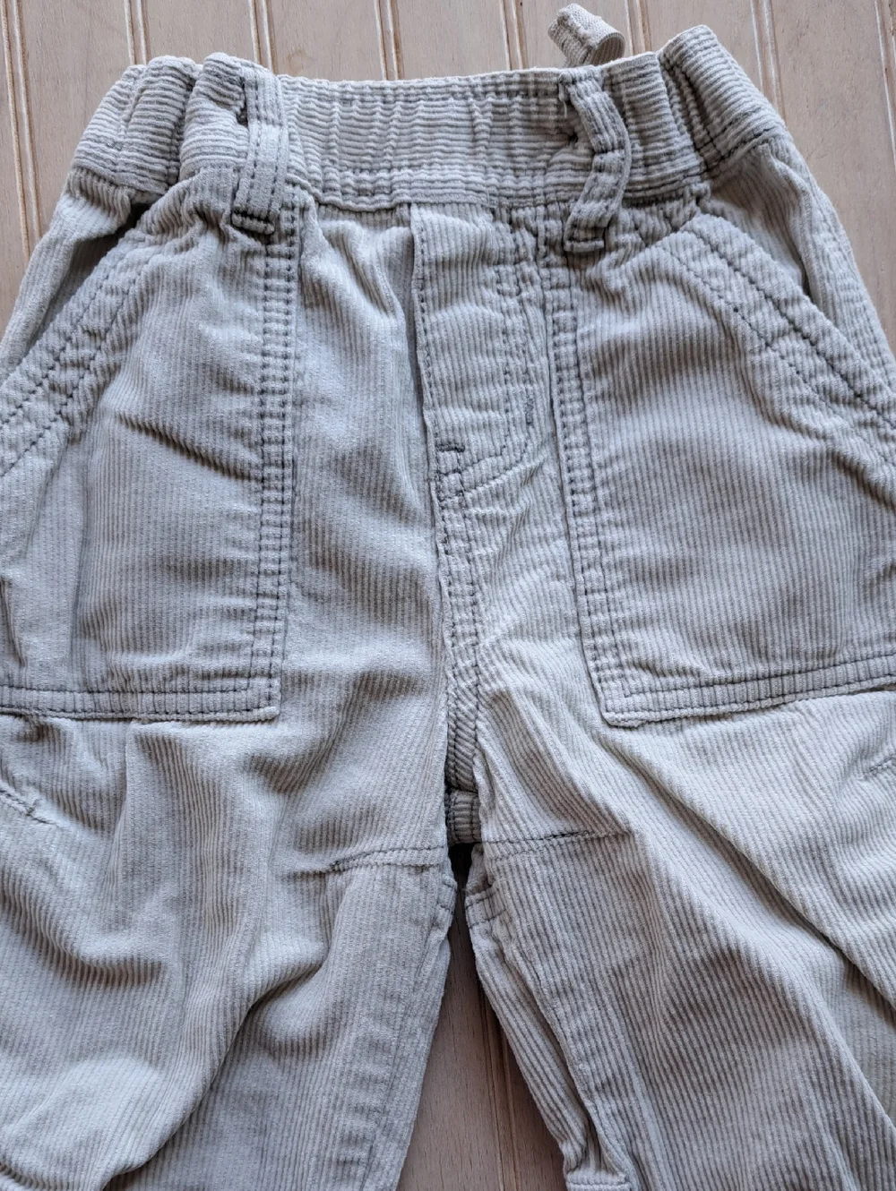The Children's Place Corduroy Utility Pull On Cargo Cotton Waist Cinchers Pants